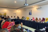 Pertemuan Pasangan Calonkada Tanggamus Moh. Saleh Asnawi - Agus Suranto bersama PD Muhammadiyah di Hotel Royal Gisting, Minggu 22 September 2024.
