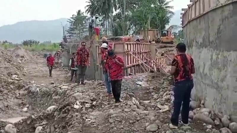 Peninjauan bendung cekdam di BNS Tanggamus, Senin 30 September 2024 | Edi Hidayat/Media Prioritastv.com.