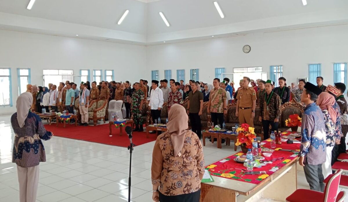 Pembukaan Intermediate Training Latihan Kader II Tingkat Nasional Perdana HMI Cabang Persiapan Tanggamus di GSG Islamic Center Kota Agung, Senin 30 September 2024 | Herdi/Media Prioritastv.com.