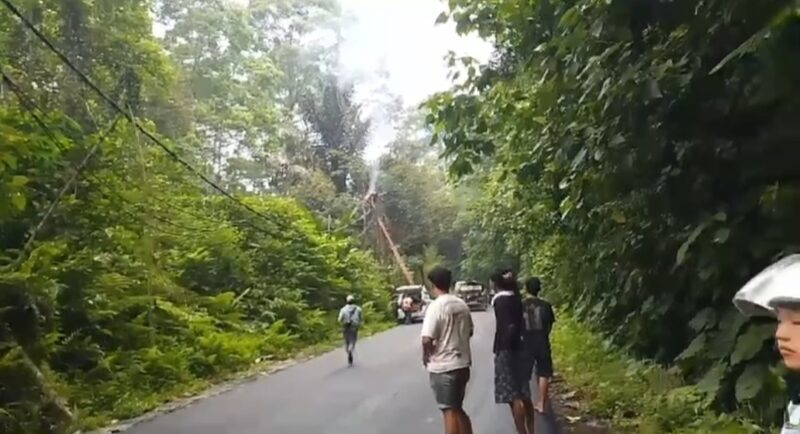 Petugas PLN korban saat tersengat listrik di Pesisir Barat Lampung, Senin 9 September 2024.