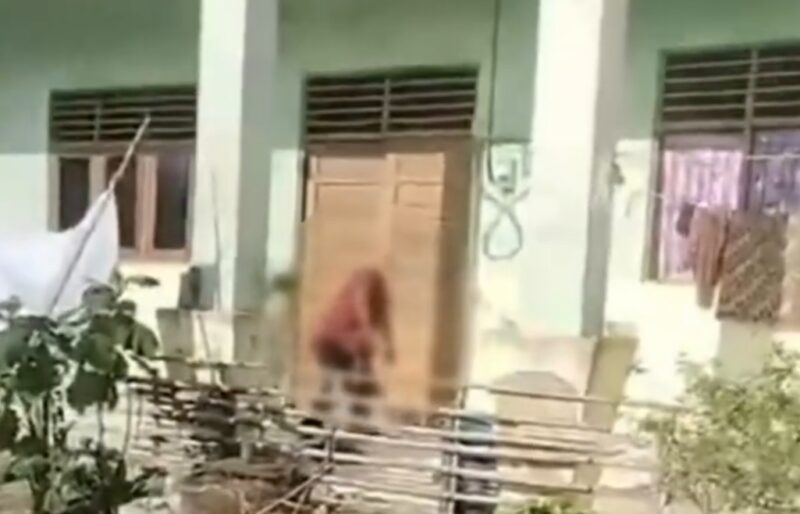 Diduga maling terjepit pintu di Kalteng.