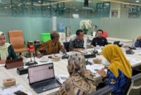 Pertemuan Pj Bupati Pringsewu dengan Direktur Sanitasi Kemen PUPR, Senin 1 Oktober 2024.