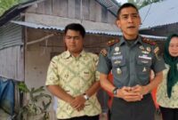 Dandim 0424 Lampung Barat Letkol Inf Rinto Wijaya saat memberikan keterangan, Rabu Oktober 2024 | Kamto Winendra/Media Prioritastv.com.