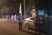 Pengamanan Polsek Kota Agung di Area Islamic Center, Rabu 2 Oktober 2024.