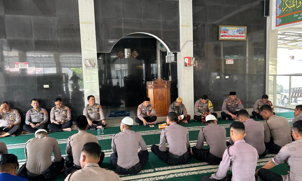 Maulid Nabi Muhammad SAW di Polres Tanggamus, Kamis 3 Oktober 2024.