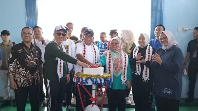 
 Peresmian TPI Higienis Pelabuhan Perikanan Kota Agung Tanggamus oleh Pj Gubernur Lampung, Jumat 4 Oktober 2024 | Herdi/Edi Hidayat/Media Prioritastv.com.