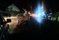 Patroli Polsek Semaka di Jalan di Pekon Srikuncoro, Sabtu 5 Oktober 2024, dinihari | Edi Hidayat/Media Prioritastv.com.