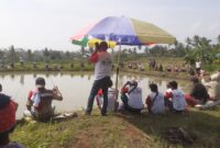 Mancing Mania Dewi - Ammar di Pulau Panggung, Tanggamus, Rabu 9 Oktober 2024.