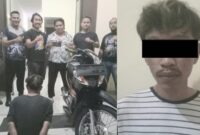 Tersangka dan barang bukti yang berhasil diamankan Polisi, Selasa 8 Oktober 2024.