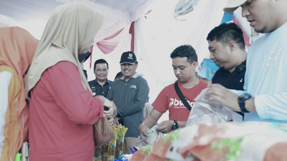 Gerakan Pasar Murah Pringsewu di Pardasuka, Jumat 11 Oktober 2024.