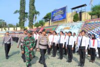 Pemeriksaan Pasukan Operasi Zebra Krakatau 2024, Senin 14 Oktober 2024.