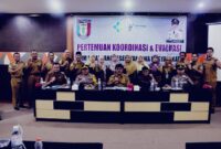 Pertemuan Koordinasi dan Evaluasi Tim Pelaksana Kesehatan Jiwa Masyarakat (TPKJM) di Hotel Regency, Gadingrejo, Senin 14 Oktober 2024.