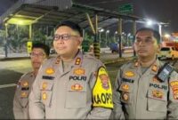 Kapolres Lampung Selatan AKBP Yusriandi Yusrin saat Diwawancarai Oleh Awak Media. AsrulAriski/Media Prioritastv.com. 