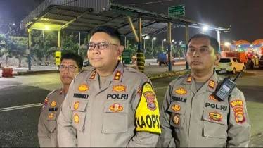 Kapolres Lampung Selatan AKBP Yusriandi Yusrin saat Diwawancarai Oleh Awak Media. AsrulAriski/Media Prioritastv.com.