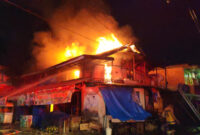 Salah satu kebakaran yang terjadi di Bandar Lampung.