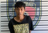 Tersangka pencurian besi bantalan Tol Bakauheni.