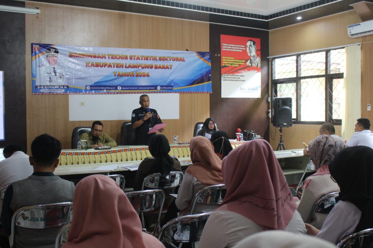 Bimtek Statistik Lampung Barat, Rabu 23 Oktober 2024.