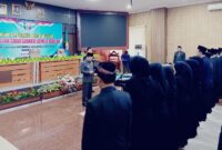 Pelantikan 26 Kepala UPT SD dan SMP Pringsewu, Rabu 23 Oktober 2024.