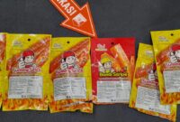Jajanan Spicy Noodle Stick Diduga penyebab keracunan siswa/siswi SDN 1 Durian Payung, Bandar Lampung.