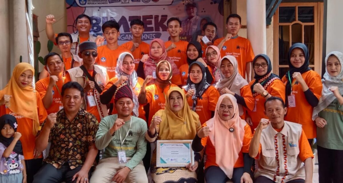 Peserta Gebyar Literasi Lamban Baca Nurul Falah, Banjar Negeri, Gunung Alip, Tanggamus.