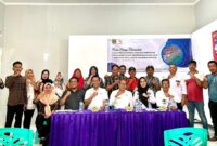 Foto bersama usai Diskusi Itera dan pemerintah Kecamatan Kota Agung, Tanggamus, Rabu 30 Oktober 2024.
