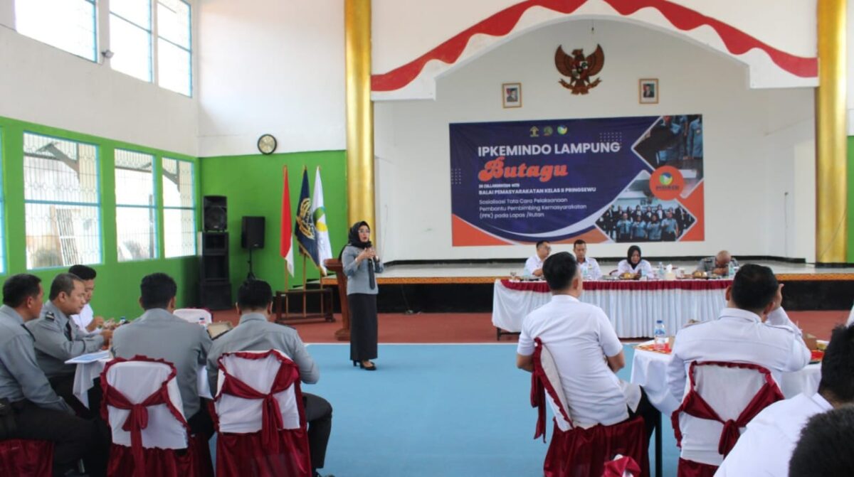 Kegiatan Ipkemindo Lampung di Lapas Kotaagung, Tanggamus, Rabu 30 Oktober 2024 | Dok. Lastagung.