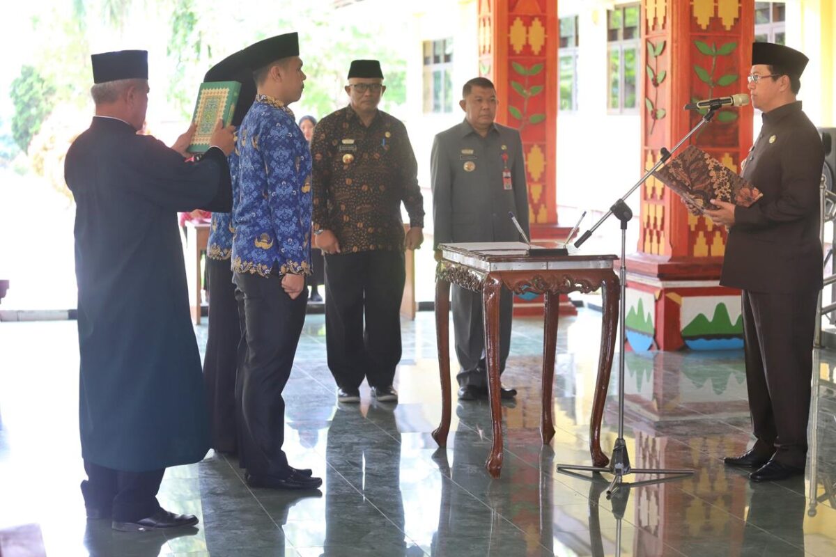 Pelantikan pejabat fungsional di Lampung Barat, Kamis 31 Oktober 2024.