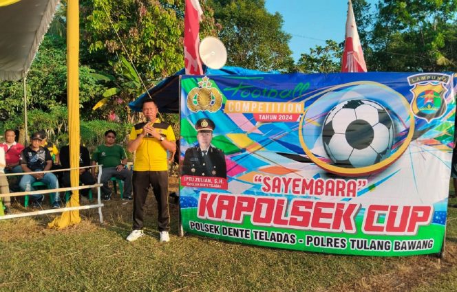 
 Sambut Hari Sumpah Pemuda, Polsek Dente Teladas Adakan Sayembara Kapolsek Cup