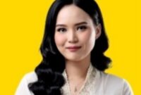 Almira Nabila Fauzi Putri, putri dari Dr. Fauzi, calon Bupati Pringsewu dilantik menjadi anggota DPD-RI, Selasa 1 Oktober 2024.