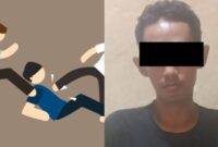 Ilustrasi pengeroyokan di Lampung Tengah dan satu DPO inisial FH yang ditangkap polisi, Jumat 4  Oktober 2024.