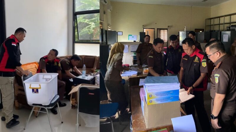Penggeledahan Tim Penyidik Kejari Pringsewu, Selasa 29 Oktober 2024 | Dok. Kejari Pringsewu.
