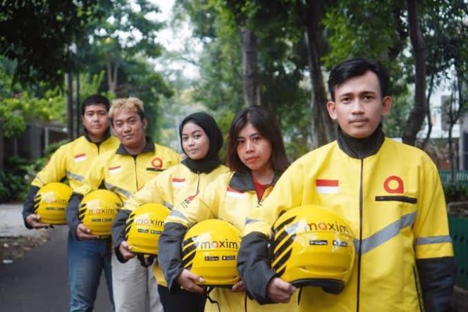 Driver Ojek Online Maxim.