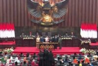 Anggota DPR RI dilantik di Senayan, Selasa 1 Oktober 2024.