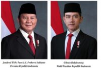 Presiden Republik Indonesia Prabowo Subianto dan Wakil Presiden Gibran Rakabuming Raka.