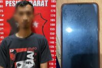 Tersangka dan barang bukti yang diamankan Polres Pesisir Barat.