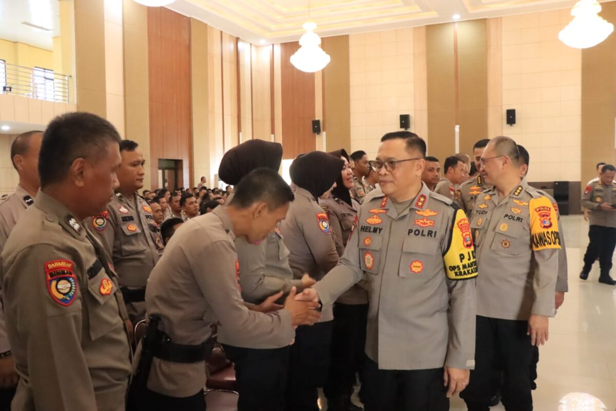 Kapolda Lampung saat memberikan motivasi Bhabinkamtibmas, Selasa 5 Nopember 2024.
