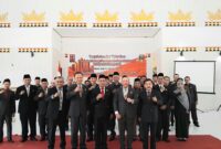 Foto bersama Pengurus Persatuan Insinyur Indonesia Tanggamus di Islamic Center Kota Agung, Selasa 5 Nopember 2024.