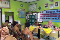 Sosialisasi pencegahan Narkoba di Pekon Kunyaian, Wonosobo, Tanggamus, Selasa 5 Nopember 2024.