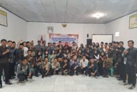 Foto bersama PTPS Lampung Barat usai dilantik.
