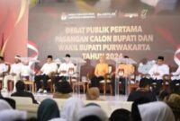 Debat Publik Cakada Purwakarta Pilkada 2024.
