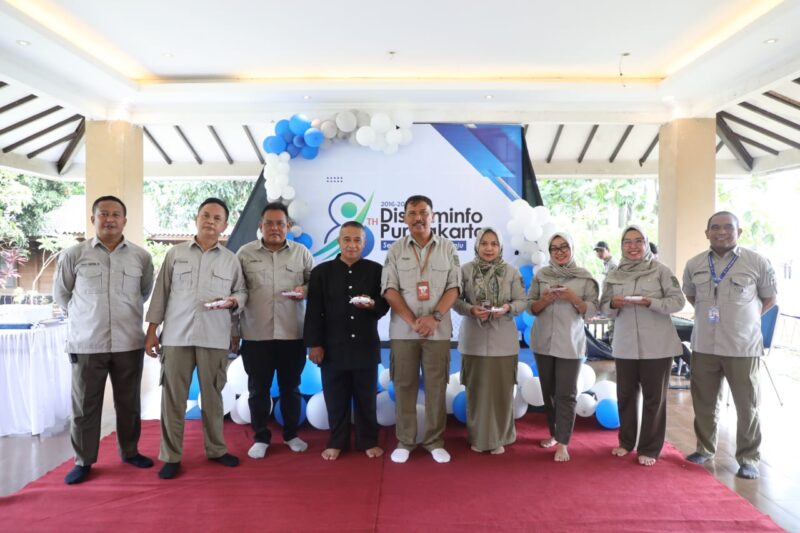 Diskominfo Purwakarta saat Memperingati Sewindu Cerdas Melaju, Rabu 6 Nopember 2024.