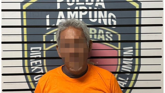 
 Tersangka Perjudian yang Ditangkap Polda Lampung.