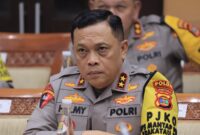 Kapolda Lampung Irjen Pol Helmy Santika saat mengikuti rapat bersama Komisi III DPR-RI, Senin 11 November 2024 | Dok. Humas Polda Lampung.