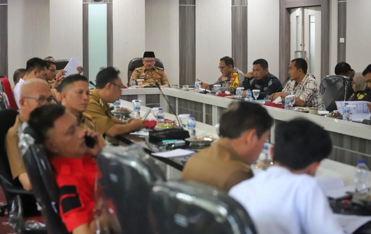 Rapat Pemantapan Pilkada Lampung Barat, Selasa 12 November 2024.