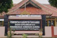 Kantor Badan Kepegawaian dan Pengembangan SDM Pemkab Tanggamus.