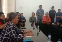 Audensi Warga di Kantor PDAM Purwakarta, Kamis 14 November 2024.