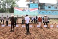 Penanaman Jagung Polres Tanggamus bersama Forkopimda di Areal Satpas SIM, Rabu 20 November 2024 | Herdi/Media Prioritastv.com.