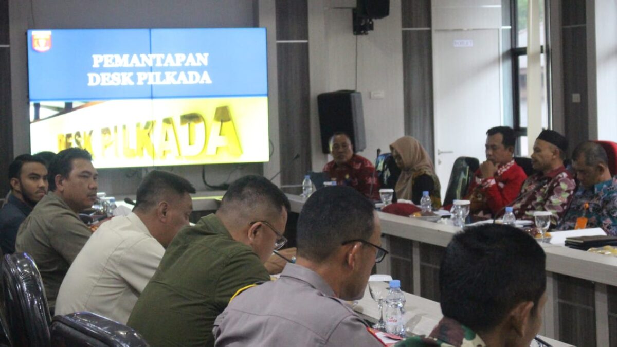 Rakor DESK Pilkada Lampung Barat, Kamisn21 November 2024.