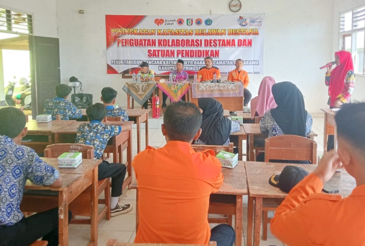 Pelatihan Destana Pekon Kresnomulyo Barat, Pringsewu, Kamis 21 November 2024 | Davit/Media Prioritastv.com.