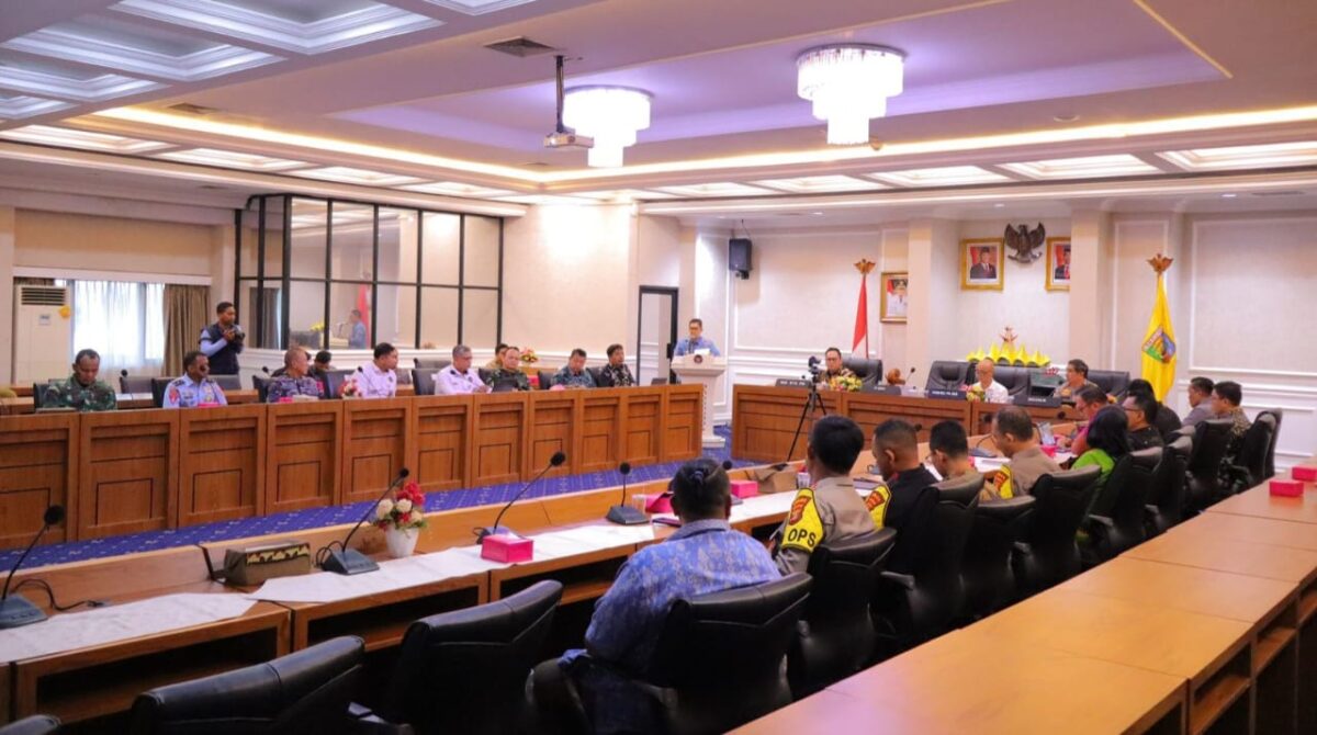 Rakor DESK Pilkada Lampung dan Kemenko Polkhukam.